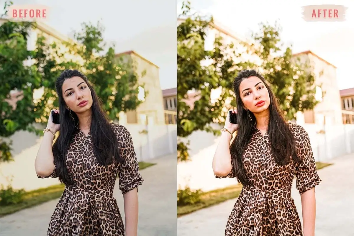 Golden Glow Lightroom Presets Preview 2